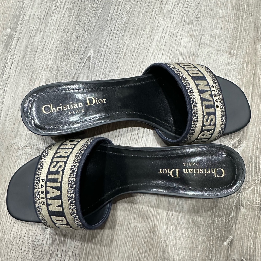 CHRISTIAN DIOR mules NWT size 38.5 - Picture 5 of 12